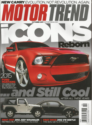 MOTOR TREND 2011 OCT - SRT8s, '15 MUSTANG, SCION iQ, F150 SHOOUOUT, DROPTOPS